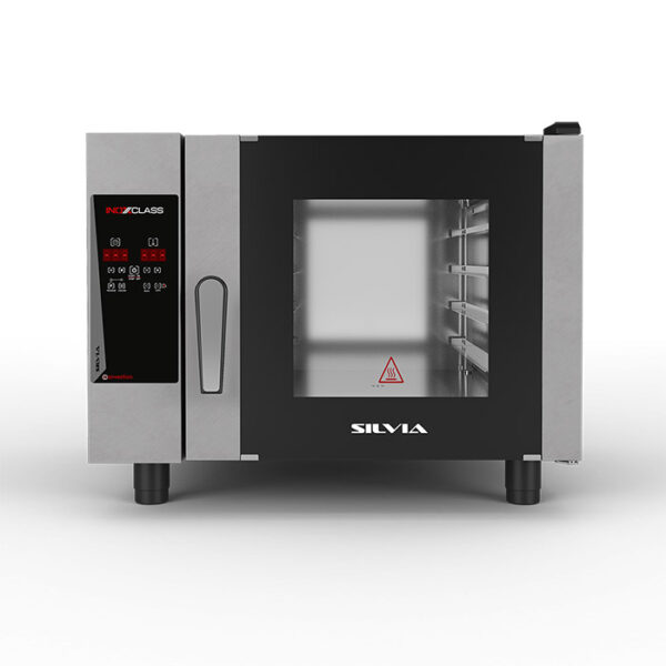 Cuptor gastronomic electric cu convectie si abur, panou de control digital, 5 GN 1/1