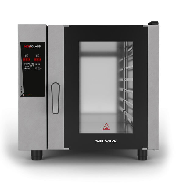 Cuptor gastronomic electric cu convectie si abur, panou de control digital, 7 GN 1/1