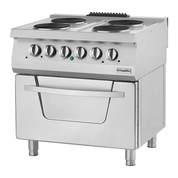 Masina de gatit electrica cu 4 plite si cuptor, Ozti, SERIA 700