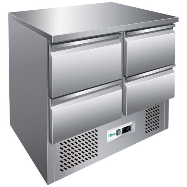 Saladeta refrigerata cu 4 sertare Forcar JST-G-S9014D